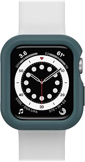 OtterBox All Day Watch Bumper voor Apple Watch Series SE (3/2nd/1st gen)/6/5/4-44mm, Schokbestendig, Valbestendig, Slanke beschermhoes voor Apple Watch, Guards Display and Edges, Groen/Blauw