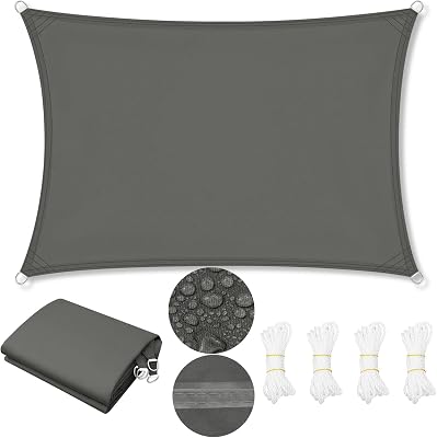 WOLTU Zonnezeil van PES polyester 200 g/m² - outlet/retourdeal