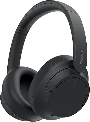 Sony WH-CH720N ruisonderdrukkende draadloze Bluetooth-hoofdtelefoon - batterijduur tot 35 uur en snel opladen - zwart