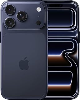 Apple iPhone 17 Pro 256 GB: 6,3‑inch display met ProMotion tot 120 Hz, A19 Pro-chip, baanbrekende batterijduur, Pro Fusion-camerasysteem, Center Stage-camera aan de voorkant; Diepblauw
