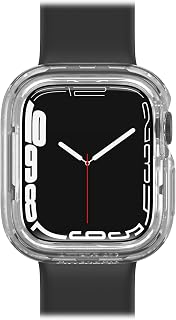 OtterBox Watch Bumper voor Apple Watch Series 9/8/7-41mm, schokbestendig, valbestendig, slanke beschermende hoes voor Apple Watch, beschermt het scherm en de randen, Transparant