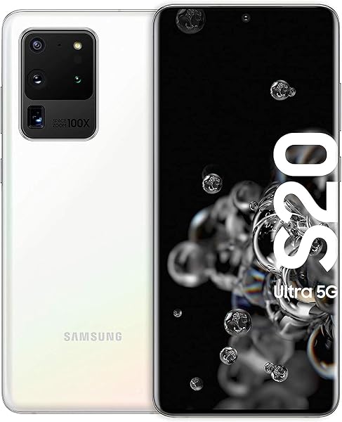Samsung Galaxy S20 Ultra 5G Cloud White 128 GB Merk SAMSUNG - outlet/retourdeal