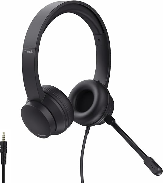 Trust Roha II On-Ear Headset 3.5mm met Microfoon - tweedehands - als nieuw — outlet/retourdeal