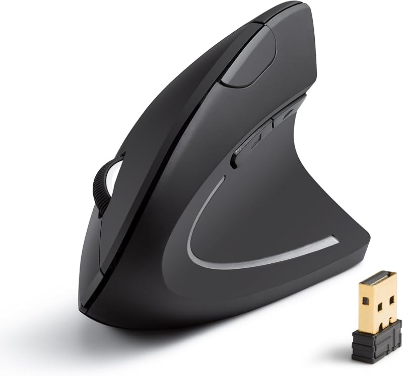 Anker 2.4G verticale ergonomische muis 1600 DPI 5 toetsen draadloos - outlet/retourdeal