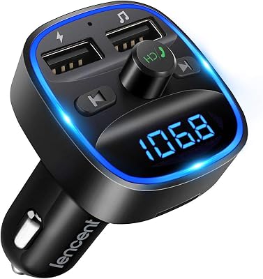 LENCENT Bluetooth 5.0 FM Transmitter - outlet/retourdeal