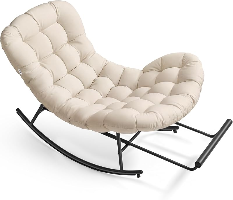 VASAGLE Schommelstoel cocooning-stoel - outlet/retourdeal