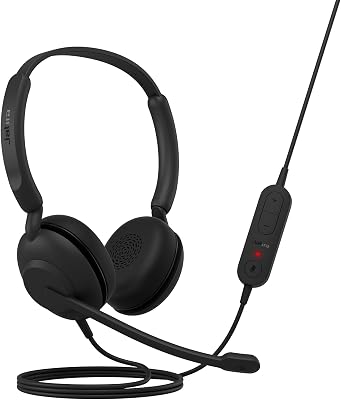 Jabra Evolve 10 bedrade headset met ruisonderdrukkende microfoon voor PC/Laptop/Mobiel - USB-A - compatibel met Windows/Mac - Lichtgewicht ontwerp - Gespreks-/Volumeregeling voor online vergaderingen