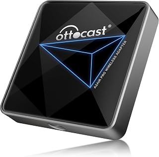 OTTOCAST Draadloos Android Auto Wireless Adapter Draadloze A2AIR Pro AA Dongle Plug en Play Automatische Verbinding Voor Bedrade Android Auto Automodel Jaar (bouwjaar: 2016-2024)