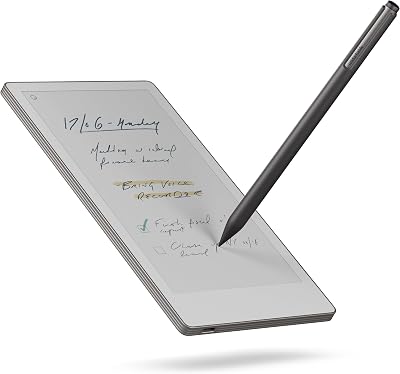 reMarkable Essentials Bundel Paper Pro Move | E-Ink Tablet - 7,3" Kleurendisplay + Marker Plus Pen met Geïntegreerde Gum