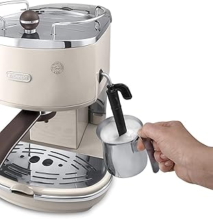 De'Longhi Vintage Icona traditionele barista-pomp-espressomachine, koffie- en cappuccinomaker, ECOV311BG, room