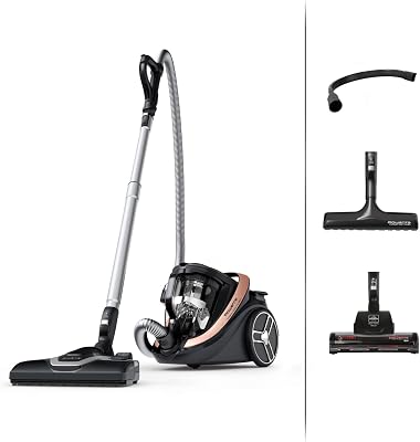 Rowenta Silence Force Effitech RO7954 stofzuiger zonder zak, stilste stofzuiger zonder zak, 59 dB(A), ultralaag energie verbruik, HEPA-level filtratie, grote actieradius, geproduceerd in Frankrijk