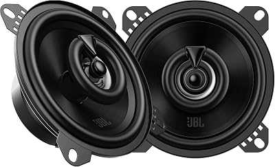 JBL Stage2 45F - 4 inch (100mm) Coaxiale 2-Weg Autospeakers - 320W Peak / 40W RMS - Plus One Polypropyleen Woofer en PEI Balanced Dome Tweeter - Hoogwaardige Car Audio Upgrade - Zonder Grill - 2 Stuks | Auto muzieksysteem 40 W RMS / 320 W Peak - Plus One Cone, PEI-tweeter, 88 dB, 4 Ω - compatibel me