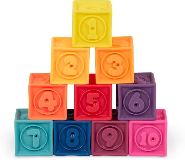 Toys B. Toys Babyspeelgoed zachte bouwblokken - outlet/retourdeal