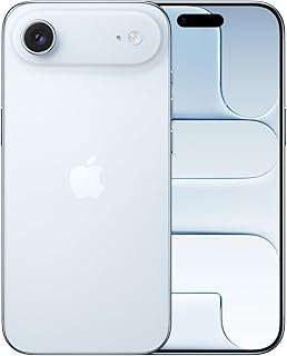 Apple iPhone Air 256 GB: dunste iPhone ooit, 6,5‑inch display met ProMotion tot 120 Hz, krachtige A19 Pro-chip, Center Stage-camera aan de voorkant, batterij voor een hele dag, eSim; Hemelsblauw