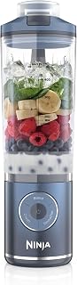 Ninja Blast Max draagbare blender, 570 ml, oplaadbare accu, blendbeker en lekbestendige deksel, 3 blendfuncties, maakt smoothies en proteïneshakes, blendt ijs en bevroren fruit, marineblauw BC251EUNV