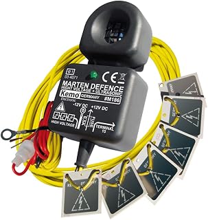 KEMO marterafweer voor motorvoertuigen 12 V/DC M186,zwart
