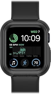 OtterBox Watch Bumper voor Apple Watch Series SE (2nd/1st gen)/6/5/4-40mm, schokbestendig, valbestendig, slanke beschermende hoes voor Apple Watch, beschermt het scherm en de randen, Zwart