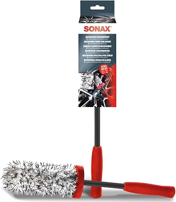 SONAX Microvezelvelgenborstel (1 stuk) lost hardnekkig vuil in een handomdraai op, ook op moeilijk bereikbare plaatsen | Art-Nr. 04179410