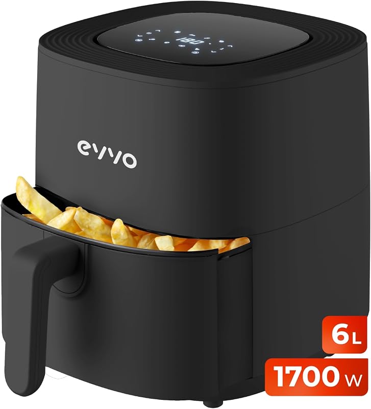 EVVO Airfryer zonder olie - outlet/retourdeal