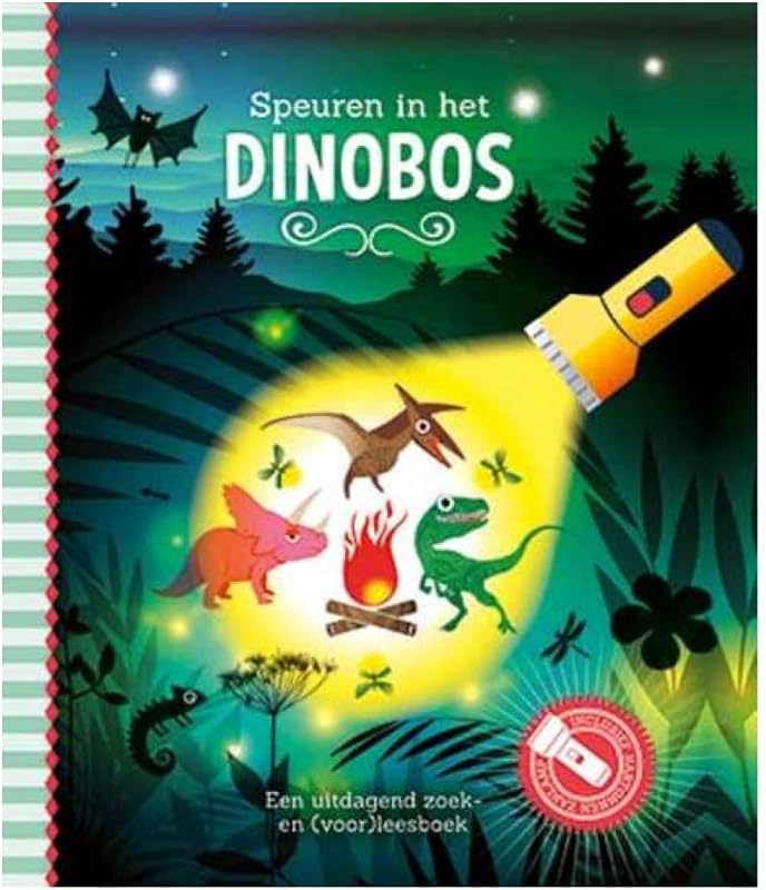 Speuren in het Dinobos: een uitdagend zoek- en (voor)leesboek - outlet/retourdeal