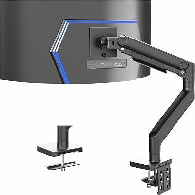 VIVO Heavy Duty Aluminium Ultrawide Monitor Spanarm voor maximaal 49 - outlet/retourdeal