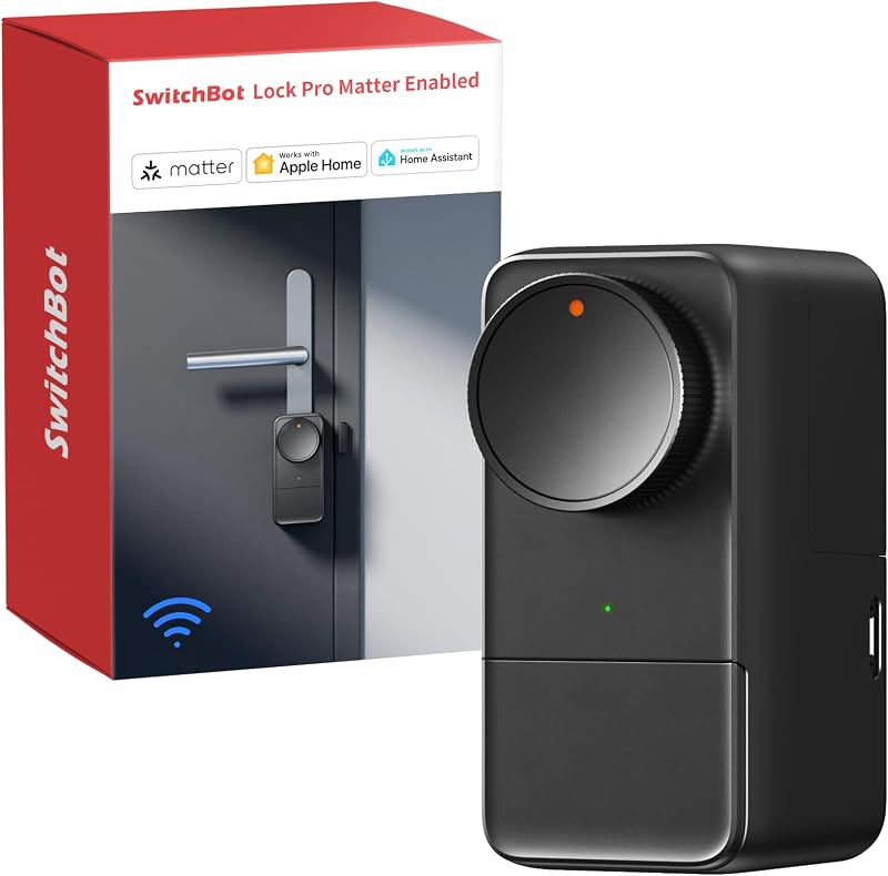 SwitchBot WiFi Slimme Deurslot Pro met Oplaadbare Batterij - outlet/retourdeal