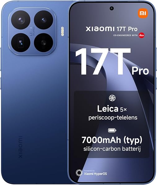 Xiaomi 17T Pro Smartphone 12+512GB Donkerblauw 6.83 144Hz Display - tweedehands - zeer goed — outlet/retourdeal