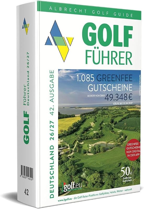 Albrecht Golf Führer Deutschland 26/27 inklusive Greenfee Gutscheinen - outlet/retourdeal