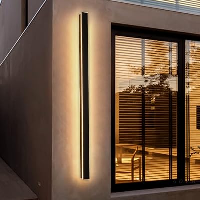 LED Wandlampen Lange Wandlamp Villa Wandlamp Zwarte Wandverlichting - nieuw — outlet/retourdeal
