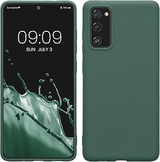 kwmobile telefoonhoesje compatibel met Samsung Galaxy S20 FE hoesje - Zachte case voor smartphone - Back cover in dennengroen