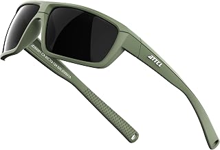 ATTCL Heren gepolariseerde wrap zonnebril UV-bescherming sportbril TR90 montuur ultralicht 5001
