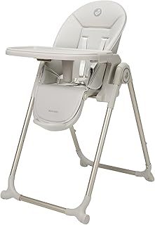 Maxi-Cosi Ava2 Baby Kinderstoel, 0-3 jaar (tot 15 kg), Compacte & Opvouwbare Kinderstoel, Lichtgewicht (9,45 kg), 5 Lig- & 6 Hoogteposities, Verwijderbare Tray, 2 Wielen, Elegance Graphite