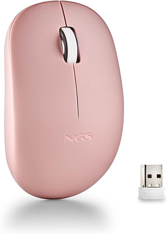 NGS Fog Pro Pink Draadloze optische muis 1000 DPI - outlet/retourdeal
