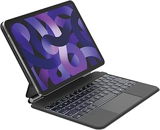 Belkin Pro iPad hoes met toetsenbord met backlight en magnetische standaard, Multi-Touch-bediening, magnetische opslag Apple Pencil, QWERTY, multimediatoetsen voor iPad M4 Pro 11”