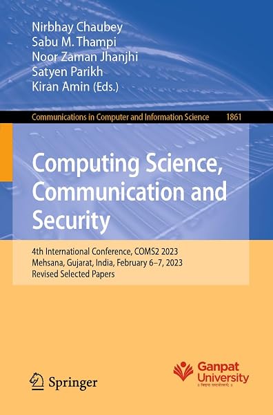 Computing Science Communication and Security: 4th International - outlet/retourdeal