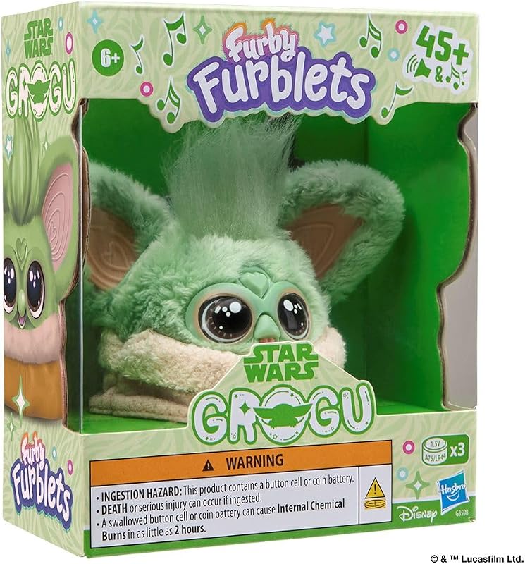 Furby Furblets STAR WARS™ Grogu elektronisch verzamelknuffeldier, officieel gelicentieerd