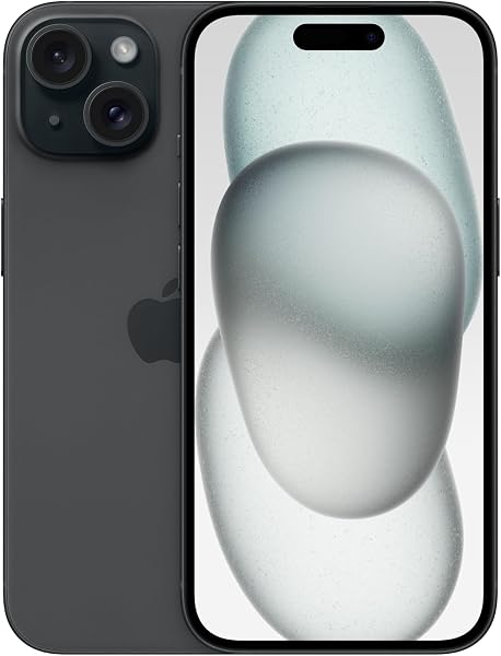 Apple iPhone 15 (128 GB) zwart - tweedehands - goed — outlet/retourdeal