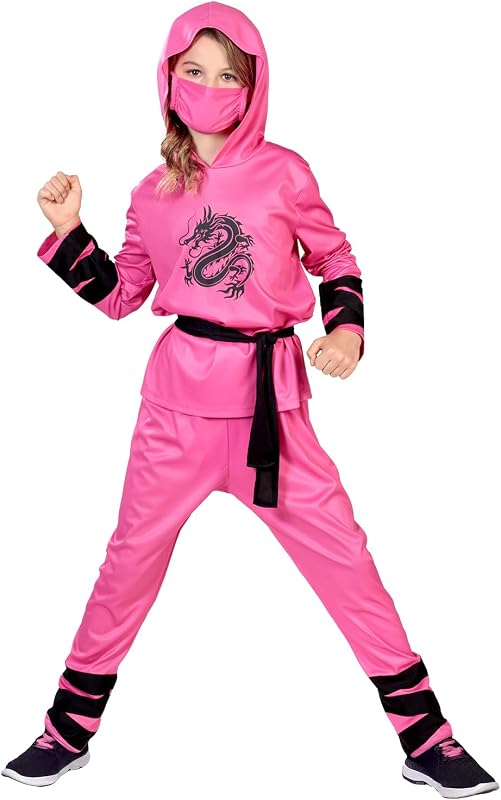 Kinderkostuum Ninja-legende roze - outlet/retourdeal