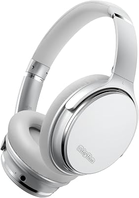 Srhythm NC35 Noise Cancelling Koptelefoon Bluetooth 5.0,Lichtgewicht, Opvouwbaar,Draadloze Hoofdtelefoon Over-ear met 50h+ batterij,Microfoon,USB-C Snellaadfunctie,Spraakoproep