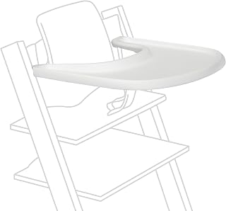 Stokke Dienblad, WIt - Compatibel met babyset Tripp Trapp - Handig in gebruik en schoon - Gemaakt van BPA-vrij plastic - Geschikt voor peuters van 6-36 maanden