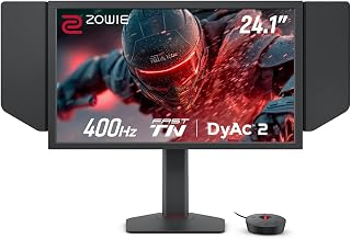 BenQ ZOWIE XL2566X+ eSports Gaming Monitor, 24 inch, 400Hz, Fast TN, DyAc 2, 1080p, HDMI 2.0 X3, DisplayPort 1.4, XL Setting to Share, S Switch, beschermkap, hoogteverstelbaar, PROGamer Base