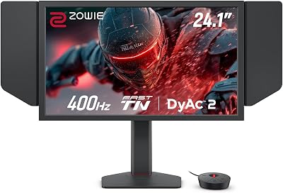 BenQ ZOWIE XL2566X+ eSports Gaming Monitor, 24 inch, 400Hz, Fast TN, DyAc 2, 1080p, HDMI 2.0 X3, DisplayPort 1.4, XL Setting to Share, S Switch, beschermkap, hoogteverstelbaar, PROGamer Base