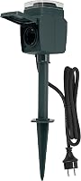 REV Buitenstopcontact met grondpen & timer - outlet/retourdeal