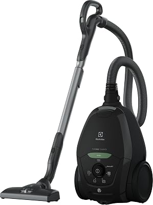 Electrolux PD82-GREEN Stofzuiger met zak, max. vermogen 600 W, System AeroPro, 2 borstels, accessoires 3-in-1, zwart