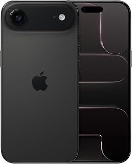 Apple iPhone Air 1 TB: dunste iPhone ooit, 6,5‑inch display met ProMotion tot 120 Hz, krachtige A19 Pro-chip, Center Stage-camera aan de voorkant, batterij voor een hele dag, eSim; Spacezwart