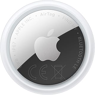 Apple AirTag (2e generatie): Tracker voor sleutelhanger, portemonnee en meer; Locatiebepaling met geluid; Met één tikje instellen op iPhone of iPad; Sleutelzoeker voor Nauwkeurig Zoeken