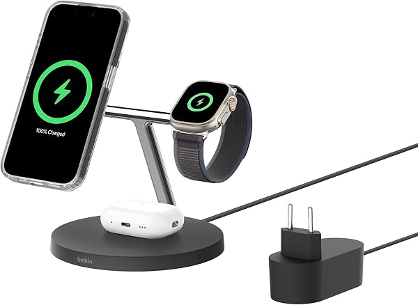 Belkin BoostCharge 3-in-1 Qi2-lader - tweedehands - zeer goed — outlet/retourdeal