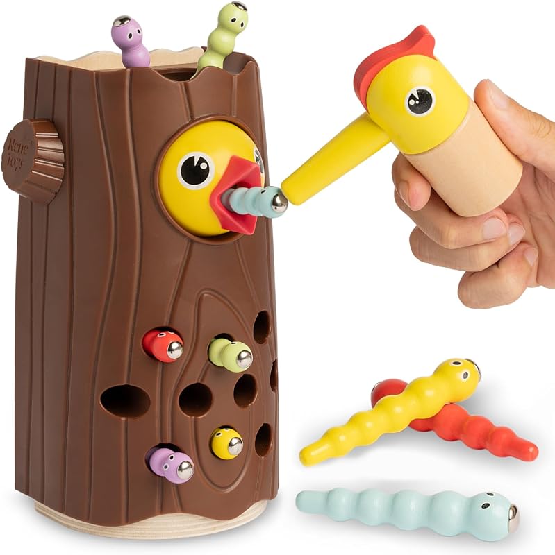 Nene Toys Kleine Specht Magnetisch Educatief Speelgoed voor Kinderen - outlet/retourdeal