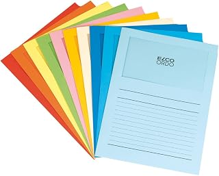 ELCO Ordo Classico Venstermappen - 10 Diverse kleuren - doos van 100, Meerkleurig