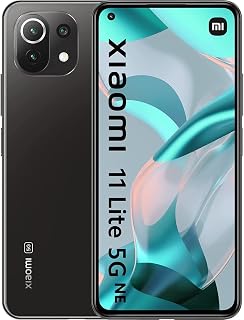 Xiaomi 11 Lite 5G NE - Smartphone 6.55” FHD+AMOLED DotDisplay, Qualcomm® Snapdragon™ 778G, Triple cámara de 64MP+8MP+5MP, 4250mAh battery,8+128GB Truffle Black